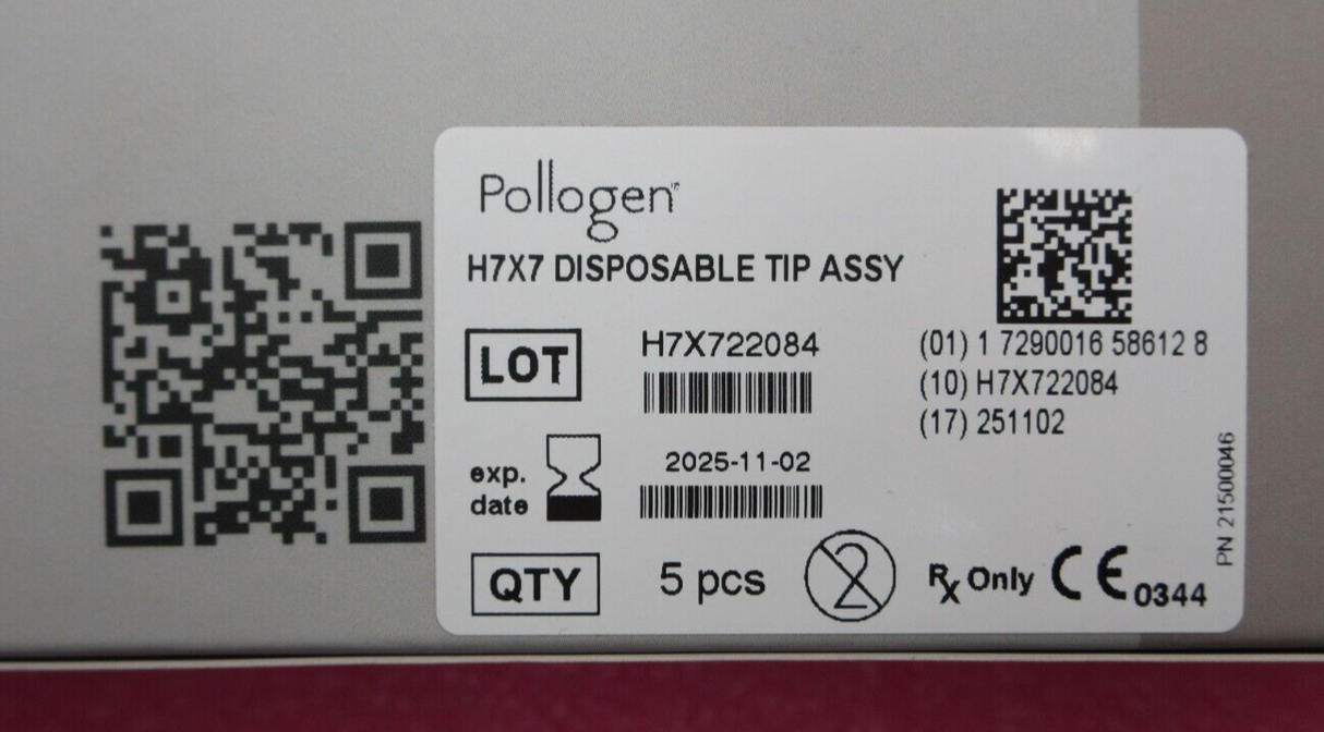 Lumenis Pollogen H7X7 Trifractional Disposable Tip Assembly 5 Pack H7X722084