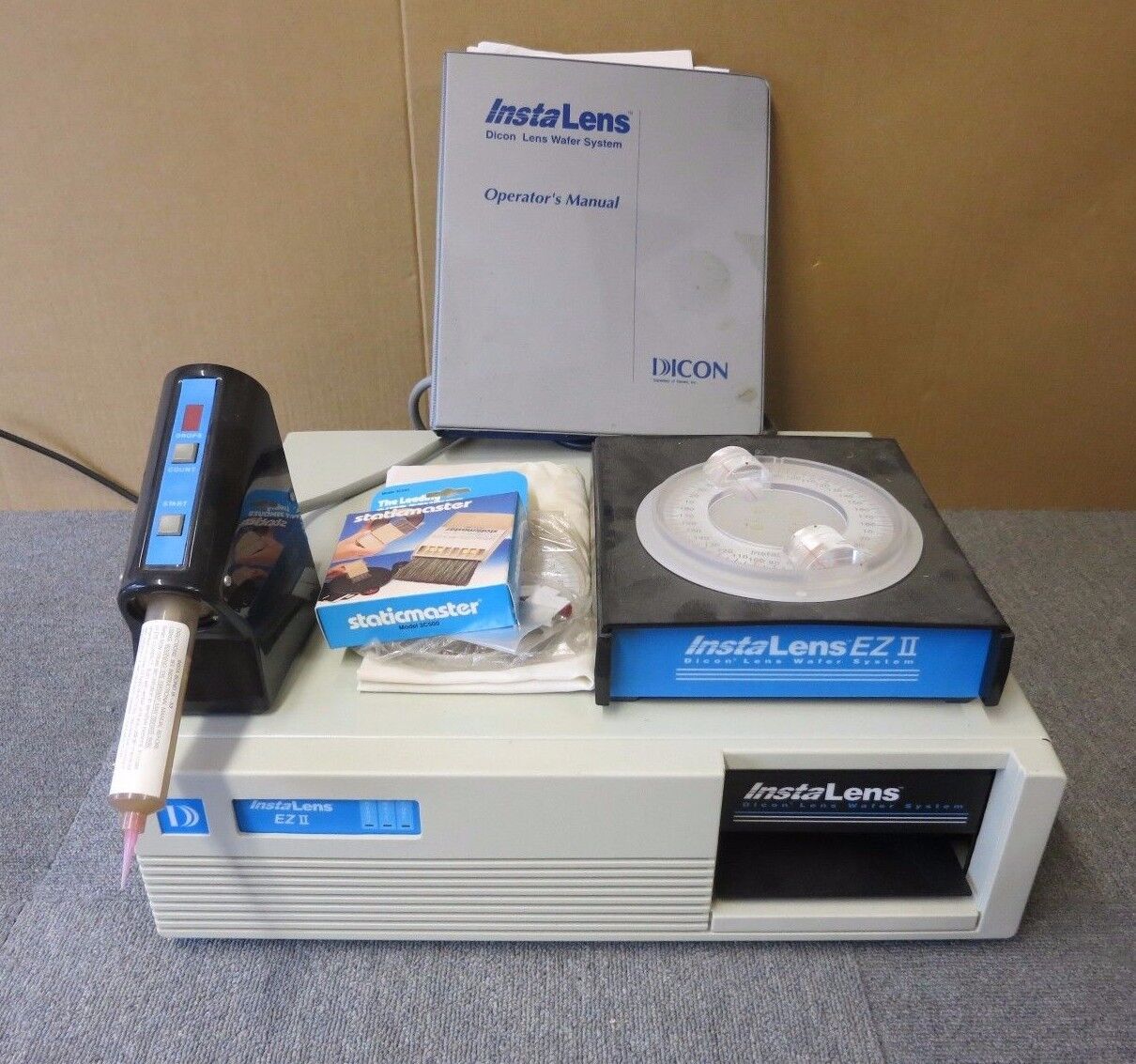 InstaLens EZII Dicon Lens Glasses Wafer System Eye Opticians Ophthalmology