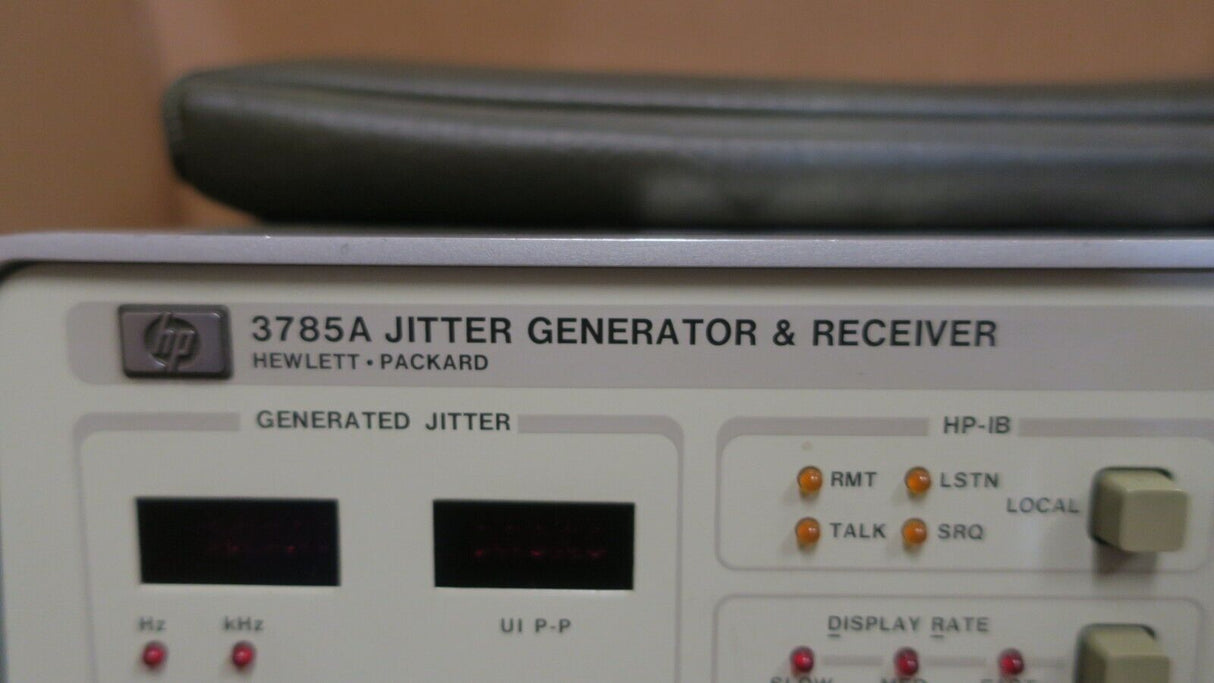 HP Agilent 3785A PCM/TDM Jitter Generator Receiver Fourth Internal Clock 001