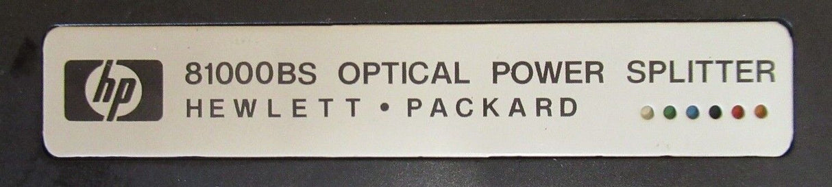 HP Keysight Agilent 81000BS Optical Power Splitter 1200-1650 nm