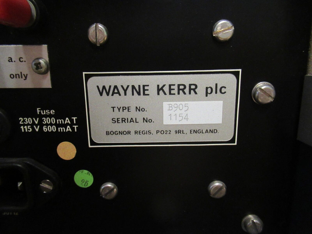 Wayne Kerr Automatic Precision Bridge - B905