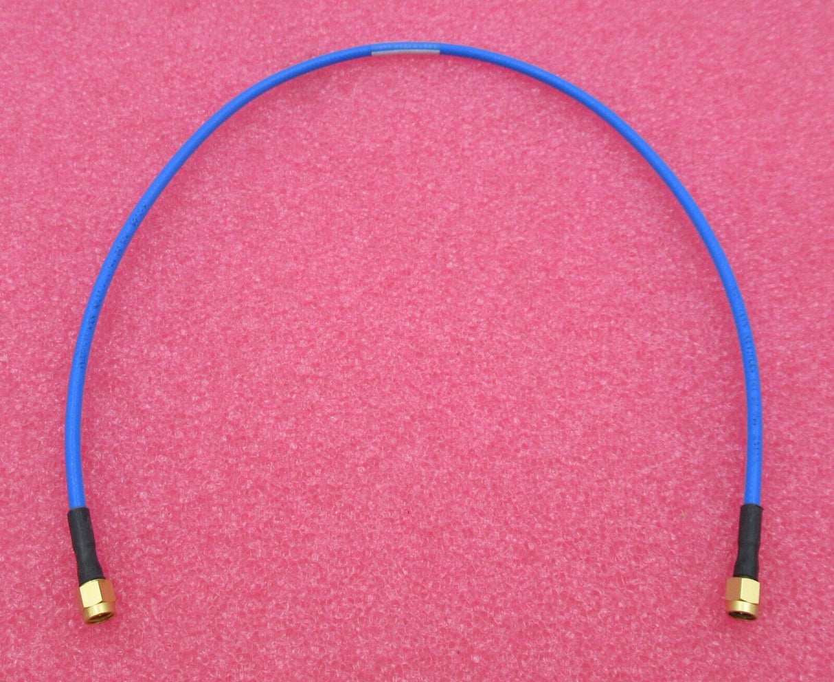 SMA Plug Male Straight To SMA Plug Male Straight 0.5M Blue Coaxial RF Cable