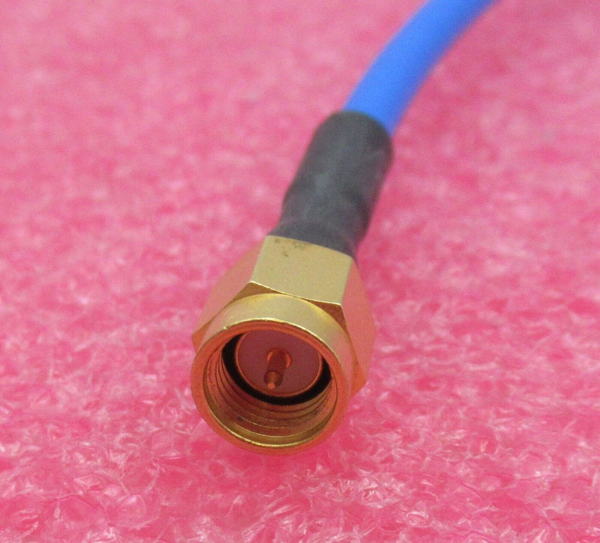 SMA Plug Male Straight To SMA Plug Male Straight 0.5M Blue Coaxial RF Cable