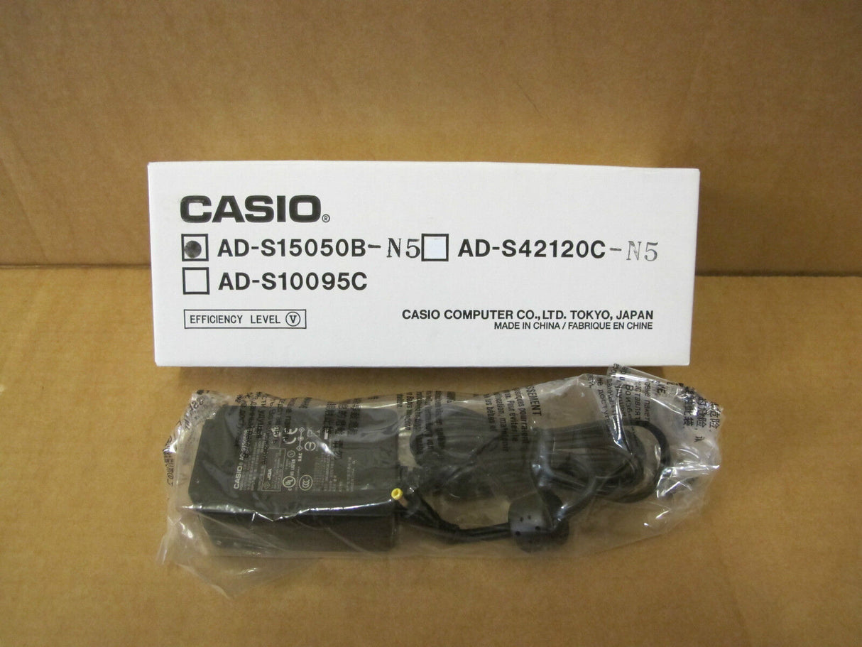 New Casio AD-S15050B-N5 AC PSU 5V Adaptor Barcode Handheld Scanner Terminals