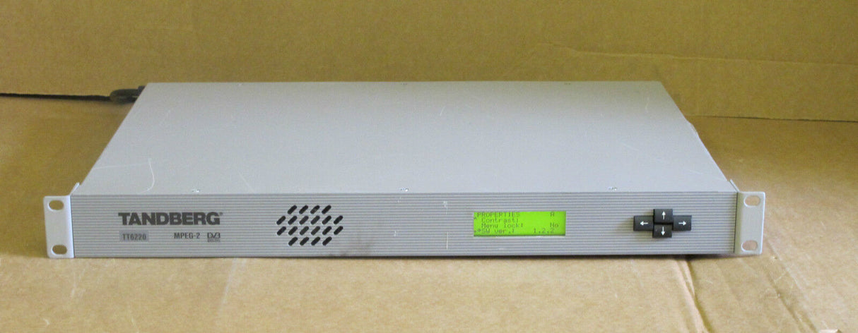 Tandberg TT6220 MPEG-2 DVB Model:1U Series