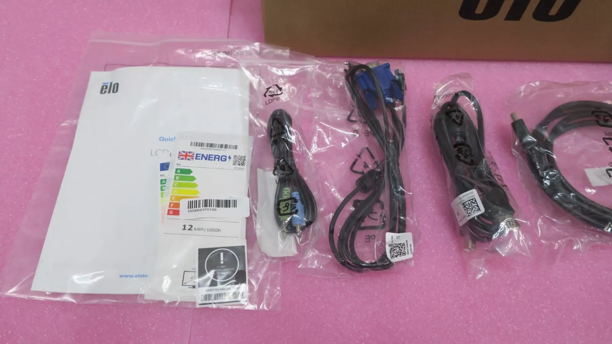 NEW ELO ET1502L HD Touch Screen Monitor 15.6" LCD TFT ET1502L-2UWB-1-G E318746