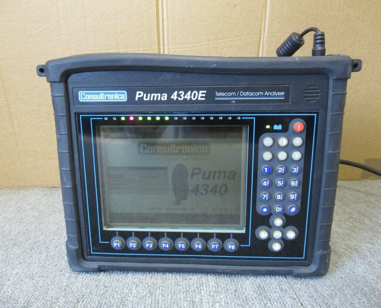 Analyseur de données télécom Consultronics Puma 4340E série 4000E