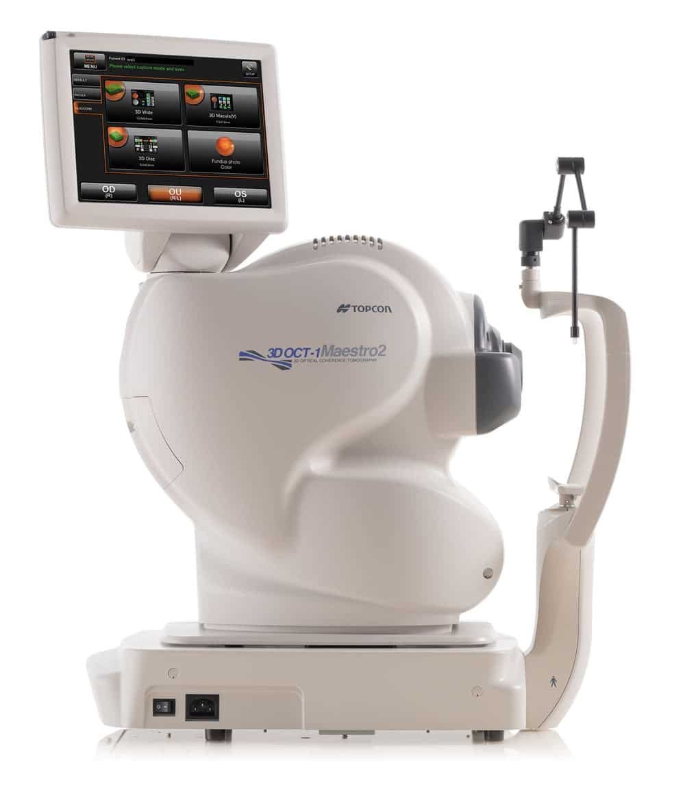 Topcon 3D Oct 1 Maestro 2 Optical Coherence Tomography Fundus Robotic Camera OCT0