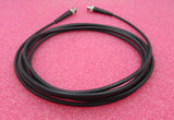 BNC-Stecker männlich auf BNC-Stecker männlich 3 Meter lang schwarz Koaxial RF Kabel