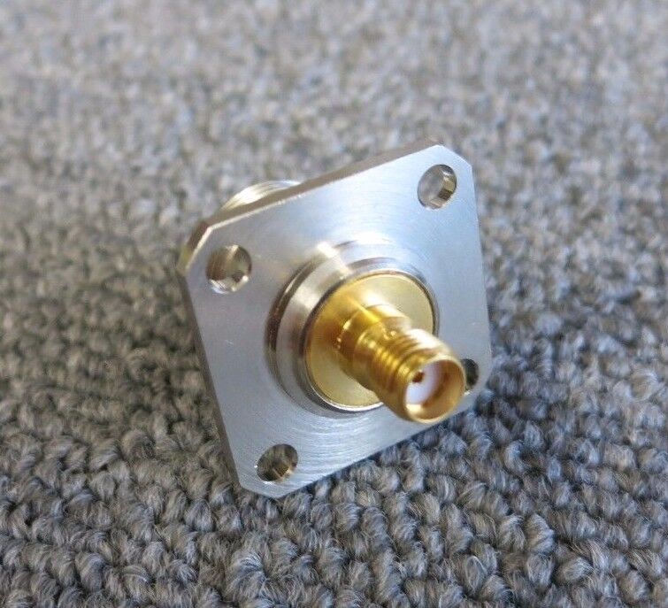 Huber & Suhner 37_N-SMA-50-1/1-UE Straight 50? RF Adapter Type N Socket to SMA