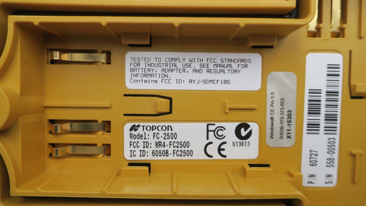 Contrôleur d'enquête robotique sur le terrain Topcon FC-2500 Collecteur de données RS-1 Radio 2,4 GHz