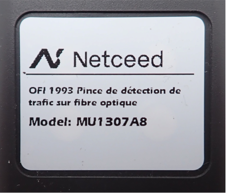 Netceed MU1307 A8 Live Optical Fibre Identifier with VFL + Pouch / Shade cap8