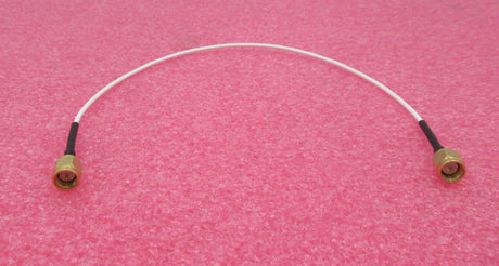 SMA-Stecker gerade auf SMA-Stecker gerade 300 mm weißes Koaxial-HF-Kabel