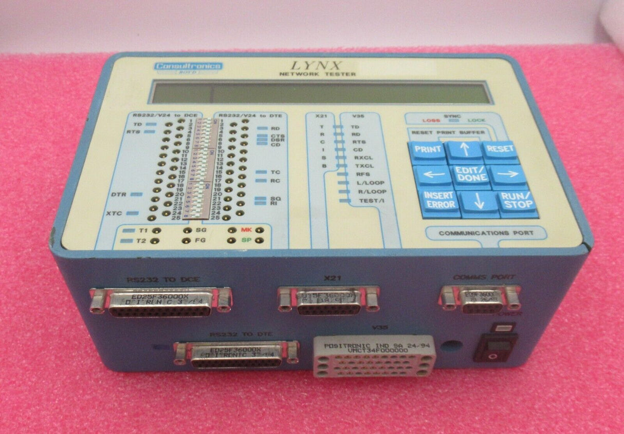 Testeur de réseau de données numériques Consultronics Lynx