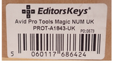 Logickeyboard Titan Avid Pro Tools Magic UK Mac Wireless Keyboard PROTA1843UK4