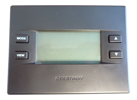 Crestron CHV TSTAT Black Faceplate Wall Mount Heating And Cooling Thermostat0