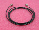 BNC-Stecker gerade zum BNC-Stecker gerade 1,6 m schwarzes Koaxial-HF-Kabel