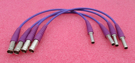 4x BNC-Stecker männlich zu weiblich HD SDI 300 mm Koaxialkabel RF Audio Video 4k UHD