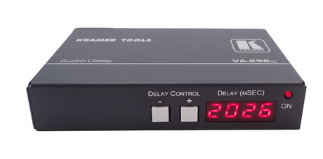 Kramer VA-256XL High Performance Balanced Stereo Audio Delay + Connector & Cable0