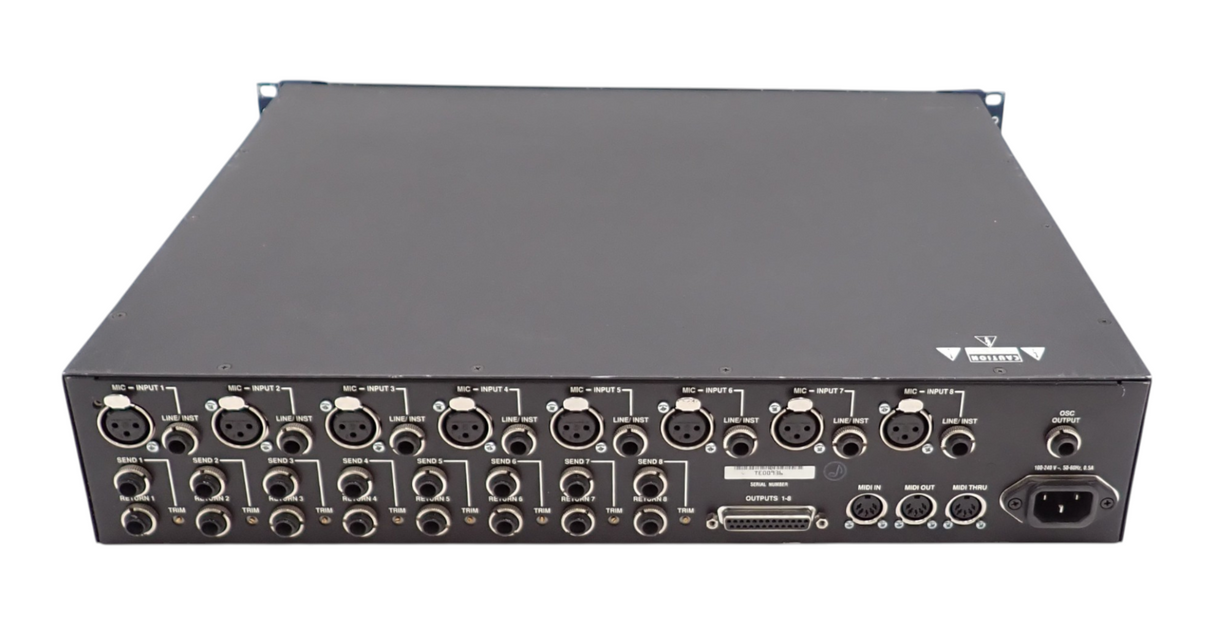 Avid Digidesign PRE MP008 8-Channel Remote Controlled Mic Preamp Silver / Blue5