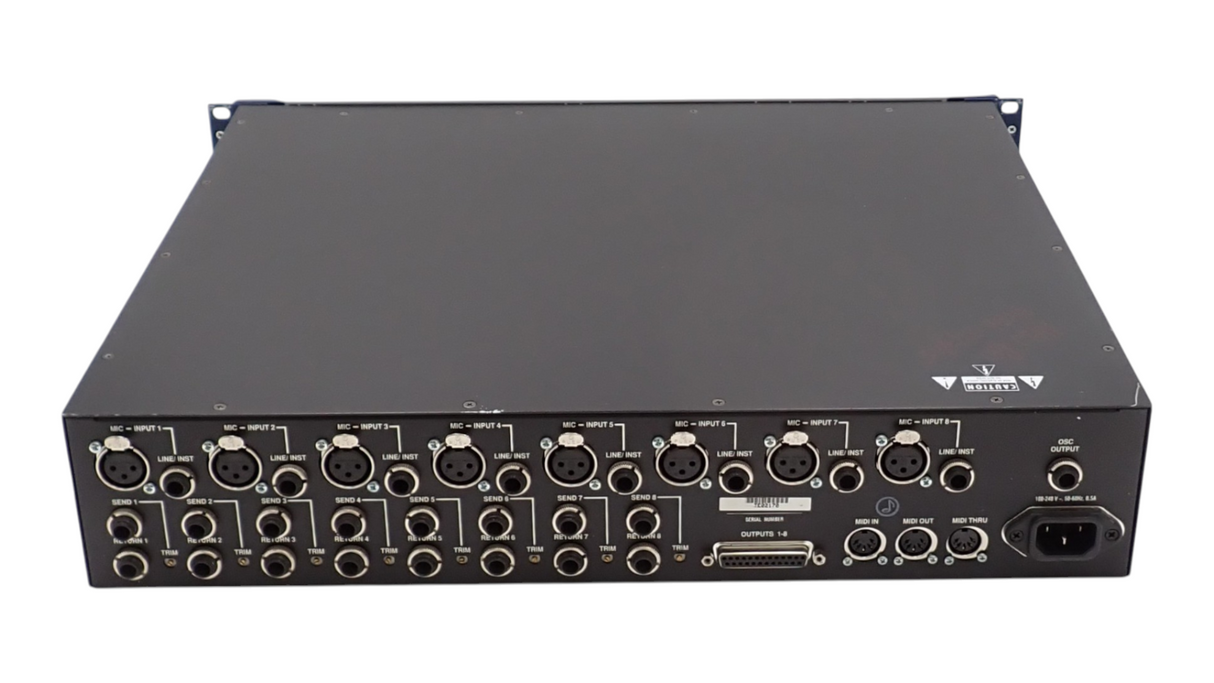 Avid Digidesign PRE MP008 8-Channel Remote Controlled Mic Preamp Silver / Blue4