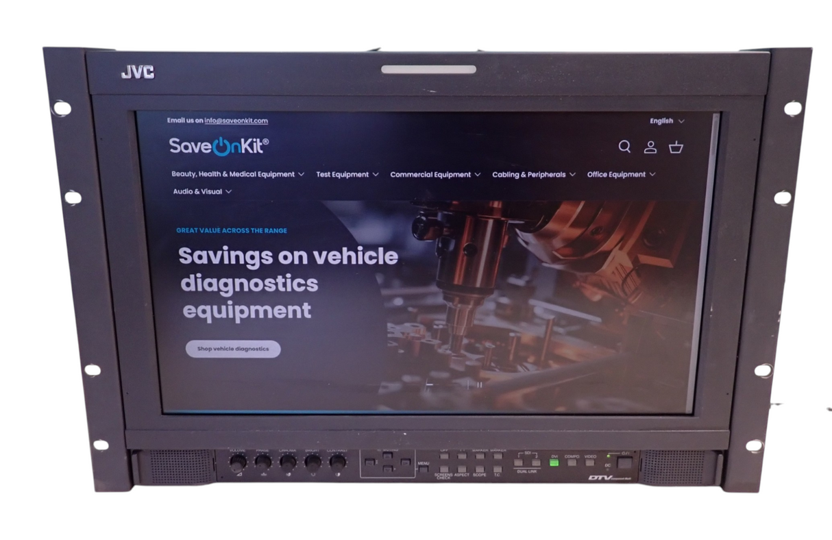 JVC DTV17G1 17" LCD BNC HD SDI DVI Studio Broadcast Monitor Rackmount0