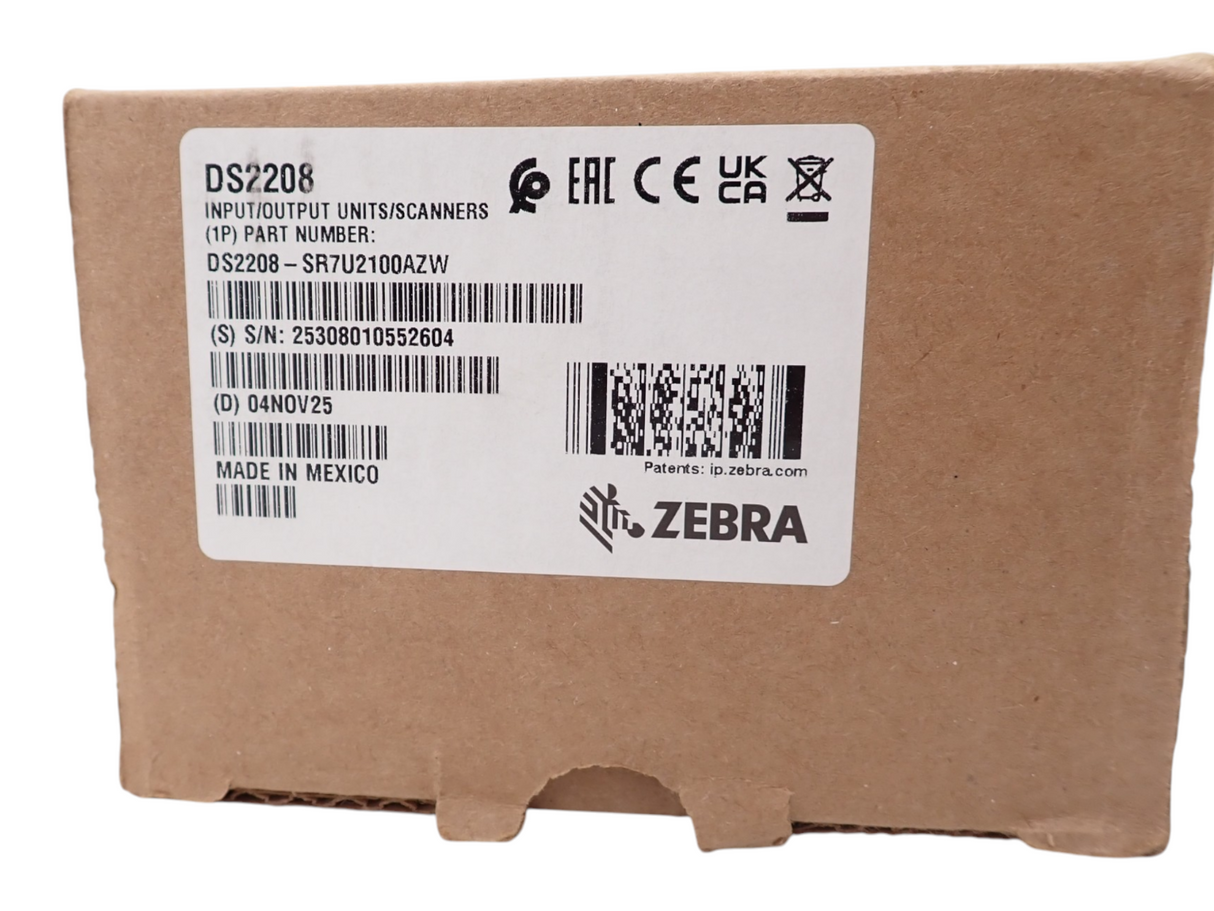 New Zebra DS2208 DS2208 SR7U2100AZW USB Corded Handheld Imager Barcode Scanner10