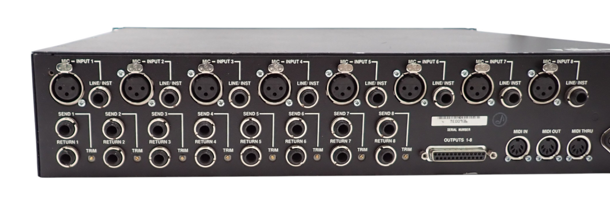 Avid Digidesign PRE MP008 8-Channel Remote Controlled Mic Preamp Silver / Blue7