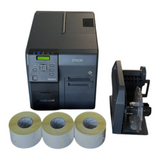 Epson ColorWorks TM C7500G Gloss Colour Label Printer + TU RC7508 Take Up Unit0