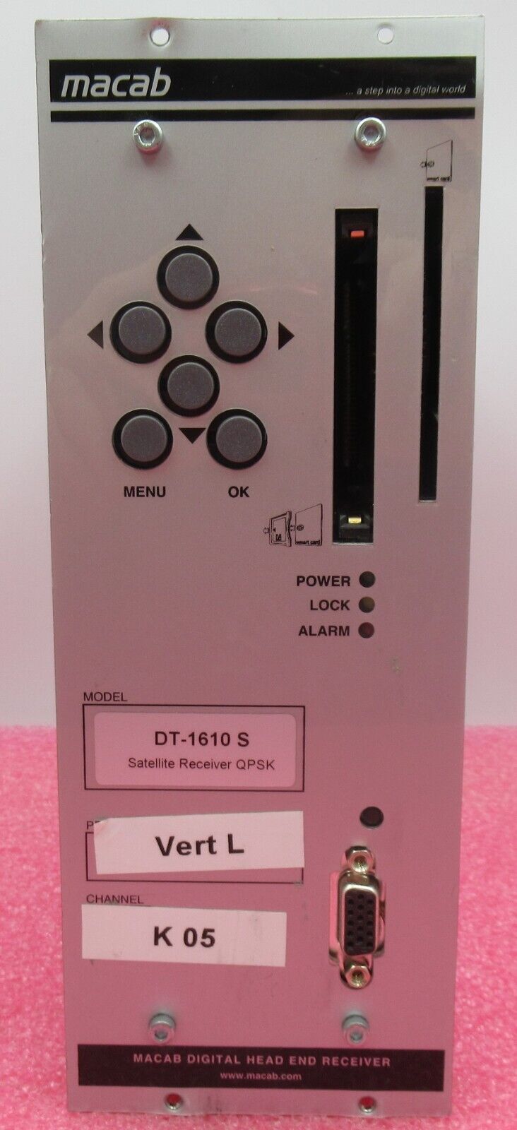 Récepteur satellite numérique Macab DT-1610S QPSK 6501609