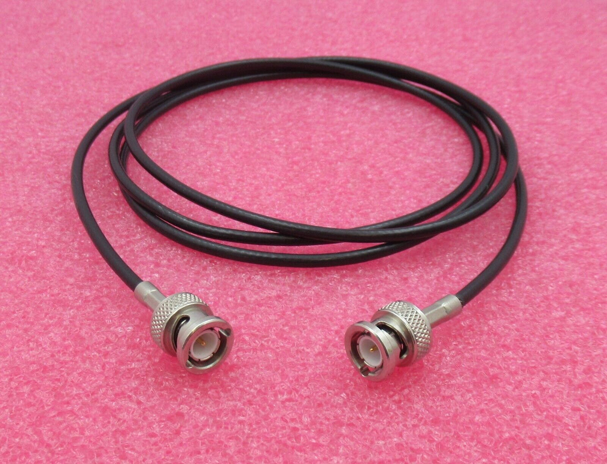BNC-Stecker gerade zum BNC-Stecker gerade 1,6 m schwarzes Koaxial-HF-Kabel