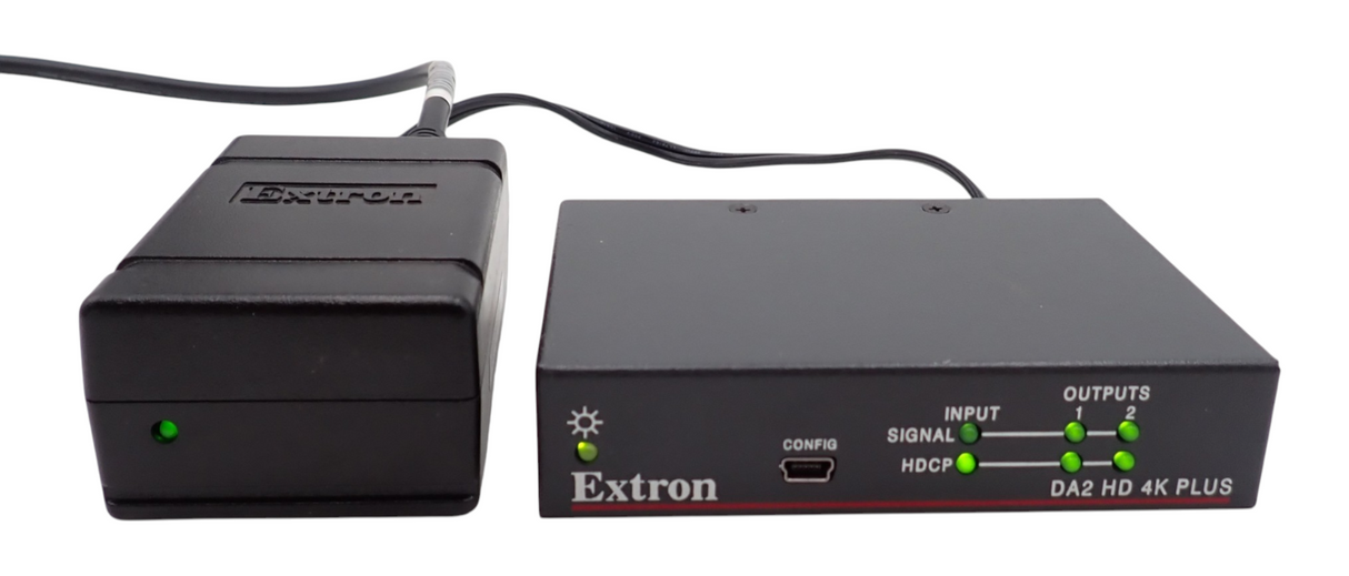 Extron DA2 HD 4K PLUS 60 1607 01 2 Output 4K / 60 HDMI Distribution Amplifier1