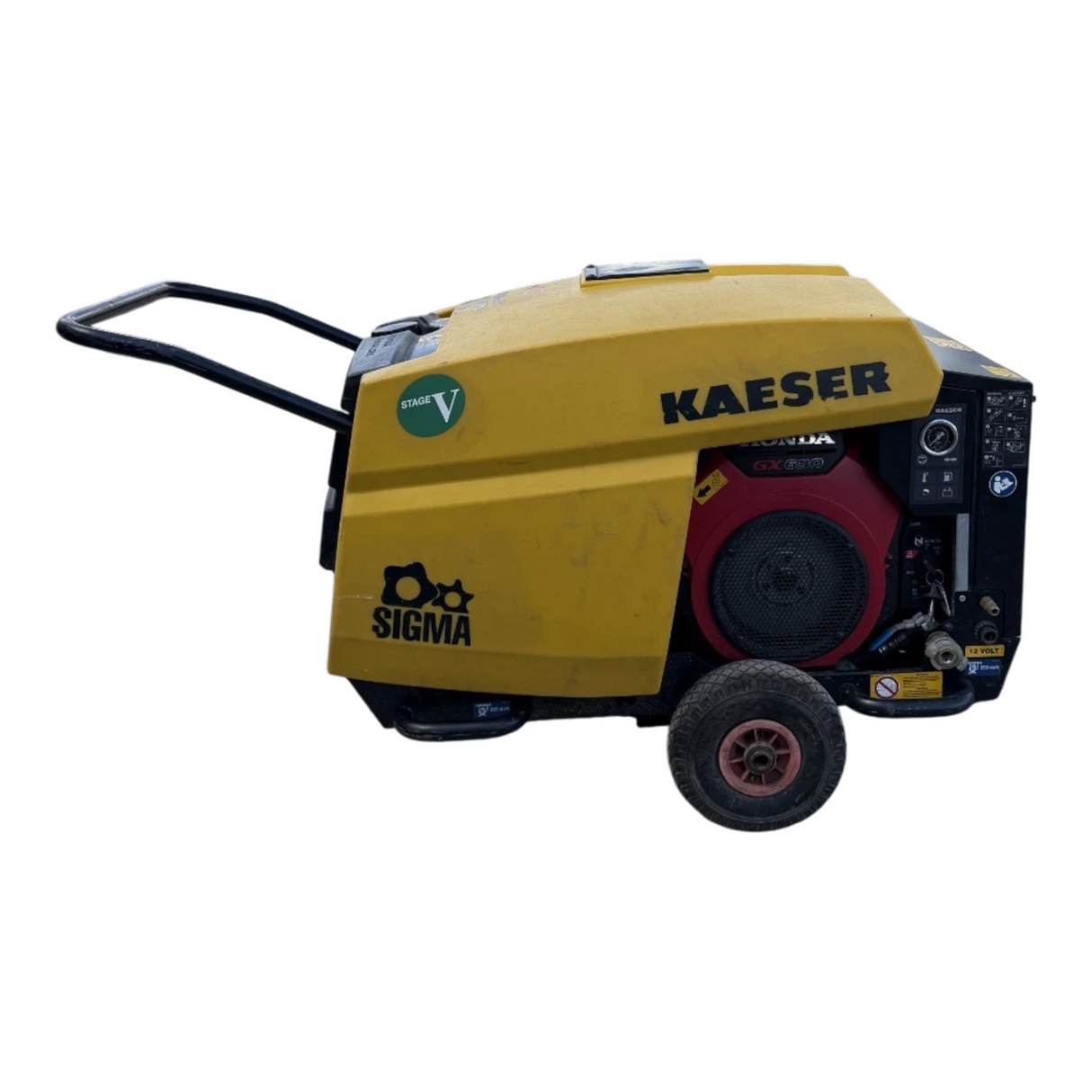 Kaeser Mobilair M17 Portable Petrol Rotary Screw Compressor+ HS40143 Aftercooler5