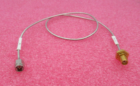 SMA-Stecker gerade auf SMA-Stecker weiblich gerade 0,5 m Silber Koaxial-HF-Kabel