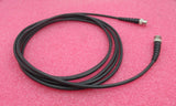 BNC-Stecker männlich auf BNC-Stecker männlich 3 Meter lang schwarz Koaxial RF Kabel