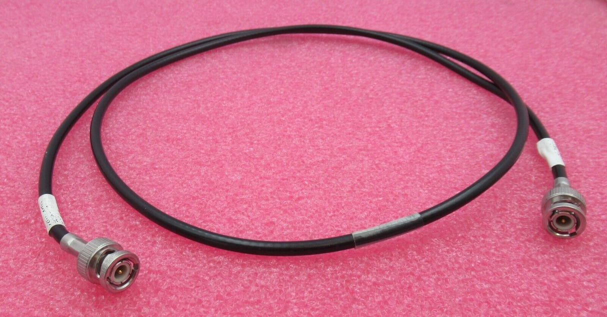 BNC-Stecker gerade zum BNC-Stecker gerade 1,2 m schwarzes Koaxial-HF-Kabel