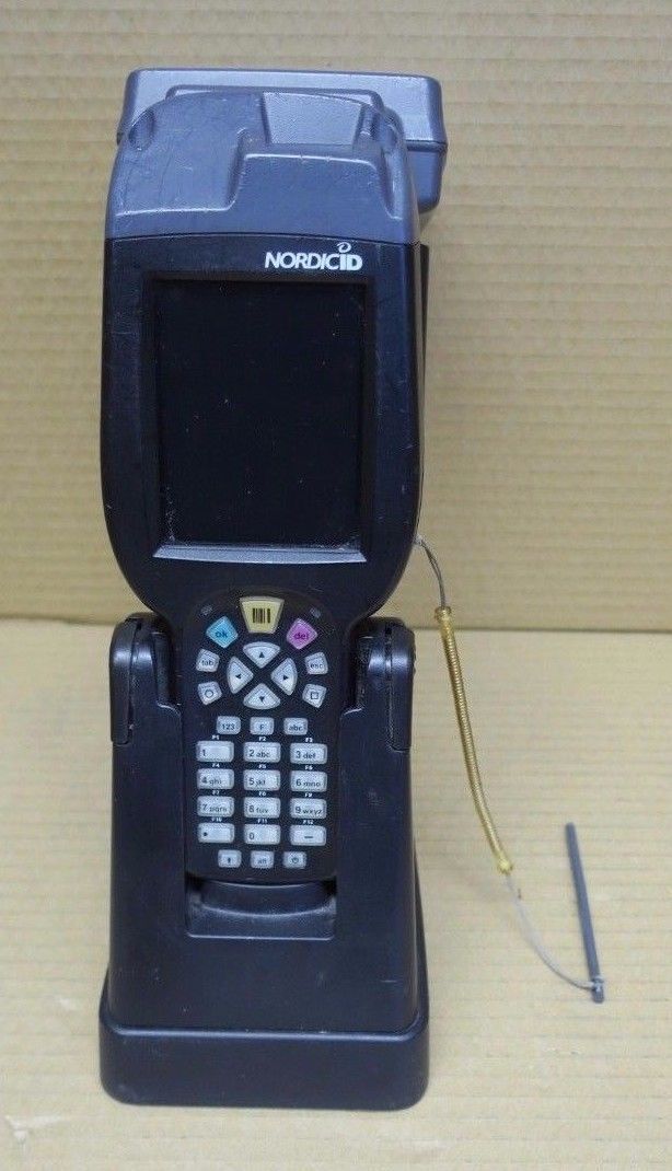 Nordic ID Merlin Mobile Computer HTE00031 Scanner HT B CD UHF Laser WLAN + Dock