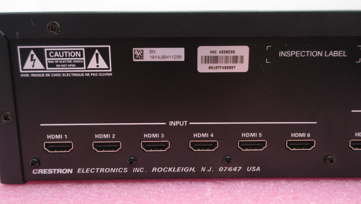 Crestron DM-MD6X4 DigitalMedia DM Media Distribution Center HD Matrix Switcher
