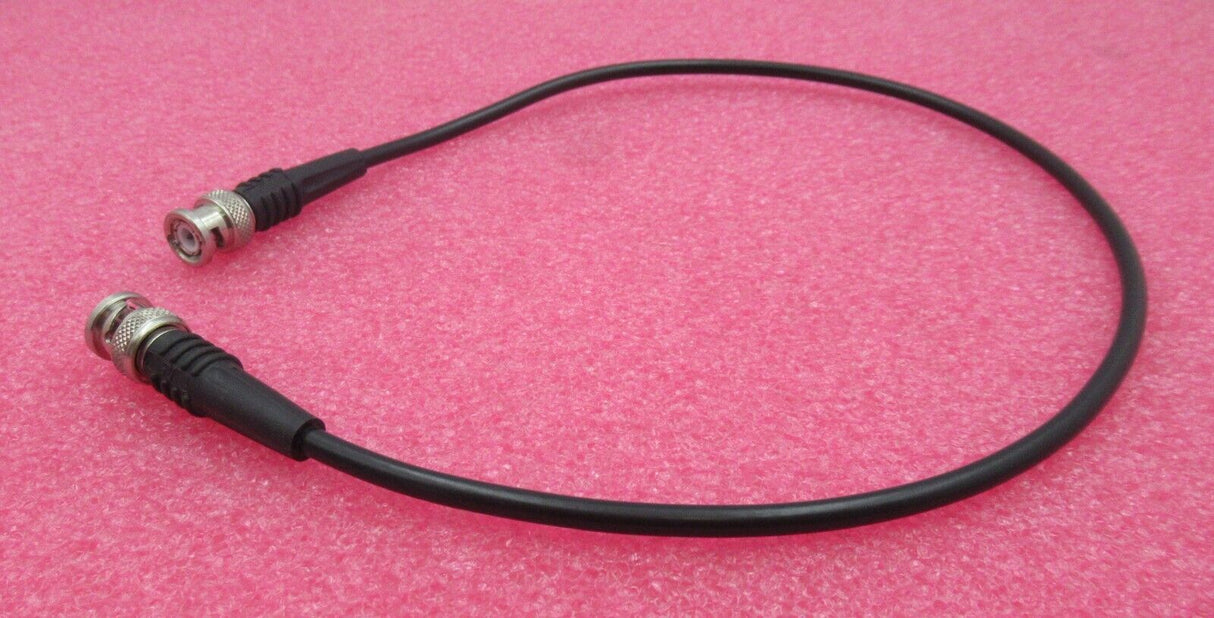 BNC-Stecker männlich gerade zum BNC-Stecker männlich gerade 600MM schwarzes Koaxial-HF-Kabel