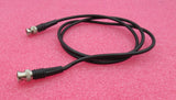 BNC-Stecker männlich gerade zum BNC-Stecker männlich gerade schwarz Koaxial RF 1,2 m Kabel