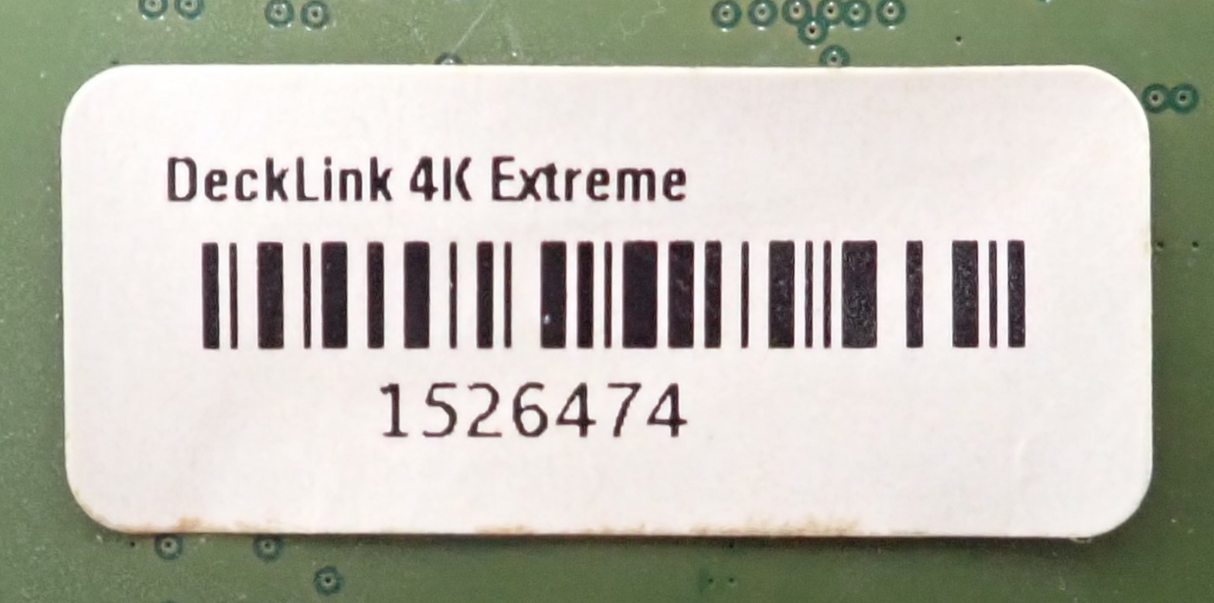 Blackmagic Design DeckLink 4K Extreme SDI Capture Card + HDMI Slot & Cables11