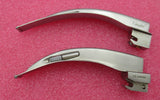 2 x Laryngoscope MacIntosh avec 6 lames à fibre optique Mac incurvées