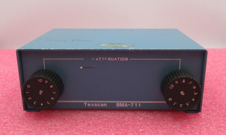 Texscan Trilithic BMA-711 Dual Tisch-Dämpfungsglied mit variablem Widerstand 75 Ohm 1 GHz