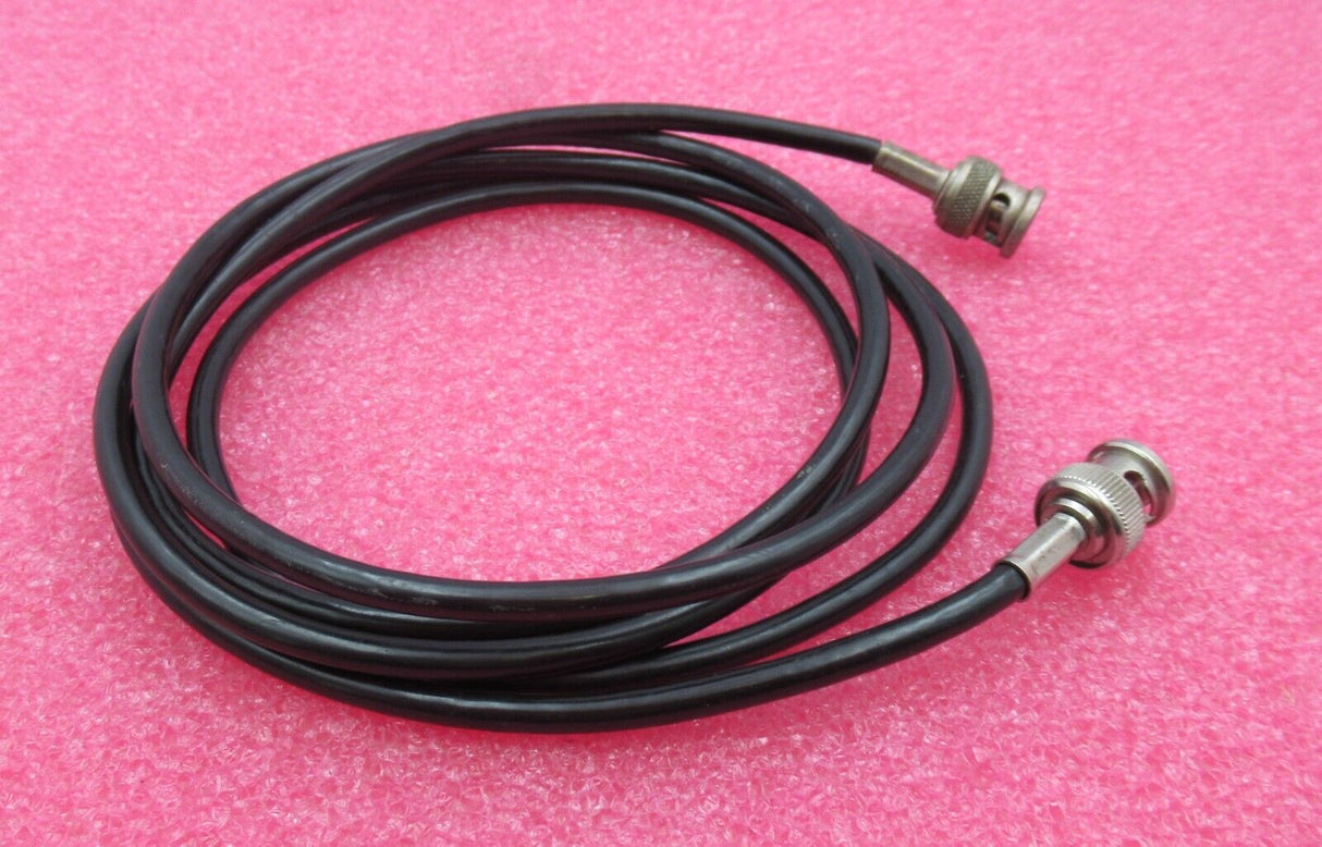 BNC-Stecker gerade zum BNC-Stecker gerade 1,8 m schwarzes Koaxial-HF-Kabel