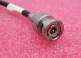 BNC-Stecker gerade zum BNC-Stecker gerade 1,2 m schwarzes Koaxial-HF-Kabel
