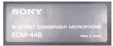 Sony ECM44B Affordable OmniDirectional Lavalier Electret Condenser Microphone10