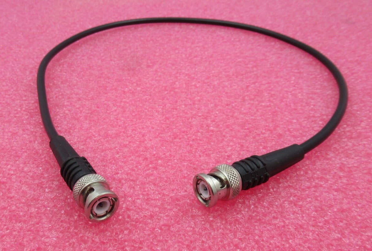 BNC-Stecker männlich gerade zum BNC-Stecker männlich gerade 600MM schwarzes Koaxial-HF-Kabel