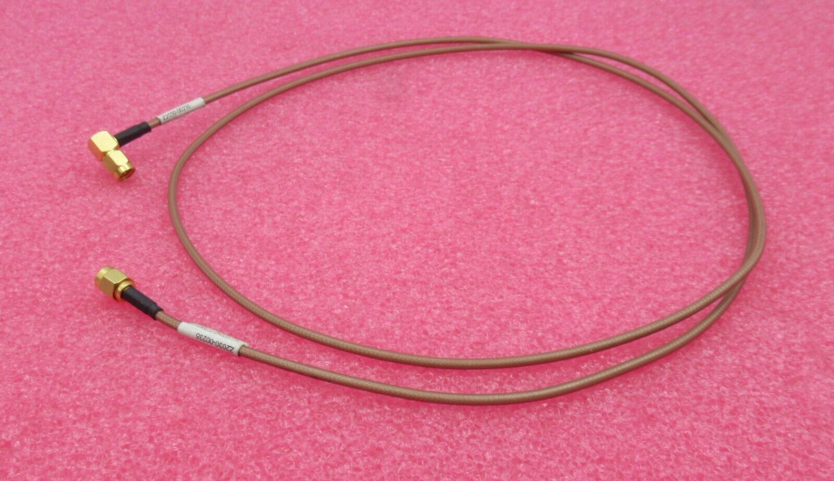 SMA-Stecker rechtwinklig auf SMA-Stecker gerade 1,2 m braunes Koaxial-HF-Kabel