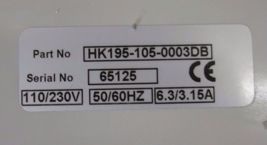 Alimentation Vinten Radamec Mini HCU HK195-105-0003DB 110/230 V CA 50/60 Hz