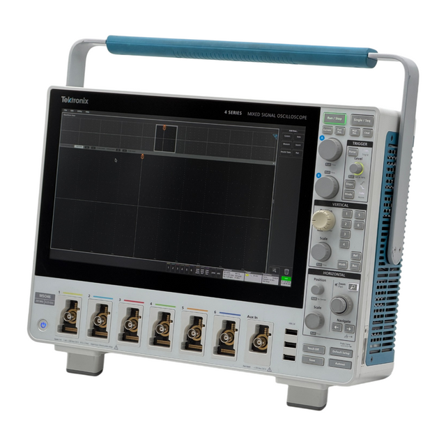 2x Tektronix MSO46 4 Series 200MHz 6.25GS/s 6 Channel Mixed Signal Oscilloscope0